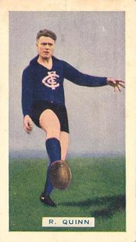 1935 Hoadley's League Footballers #46 Ray Quinn Front